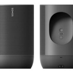 Sonos Move akuga Wi-Fi kõlar, eest ja tagant