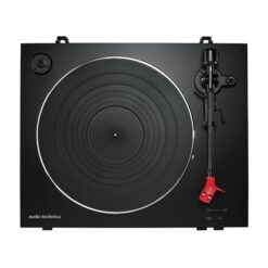 Audio-Technica AT-LP3 automaatne vinüülplaadimängija, must, pealtvaates
