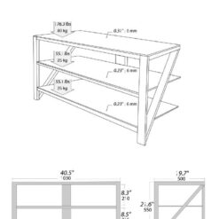 Norstone Eker 5 AV-riiul - Pilt 2
