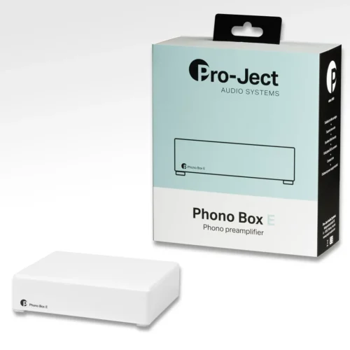 Pro-Ject Phono Box E, valge, karbiga