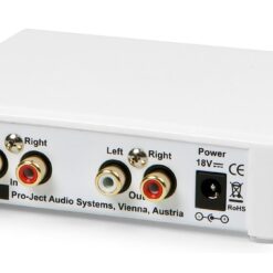 Pro-Ject Phono Box E, ühendused