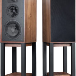 Wharfedale Linton Heritage kõlarid ja jalad, walnut viimistlus