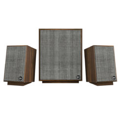 Klipsch ProMedia Heritage 2.1 arvutikõlarid katetega (pähkel)