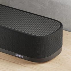 Sennheiser Ambeo Plus riidest ümbris ja plastist pealmine külg