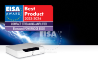 Bluesound Powernode Edge - EISA auhind parimale kompaktsele striimivale võimendile 2023-2024