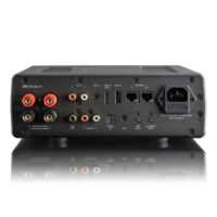 SVS Prime Wireless Pro Soundbase võimendi tagantvaade ja erinevad ühendused