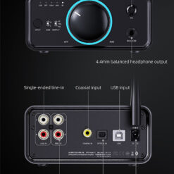 Fiio K7 BT sisendid ja väljundid