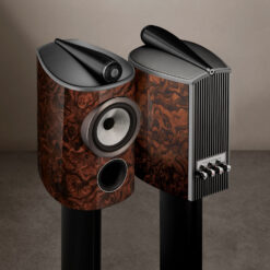 B&W 805 D4 Signature kõlarid California Burl Gloss viimistluses jalgadel