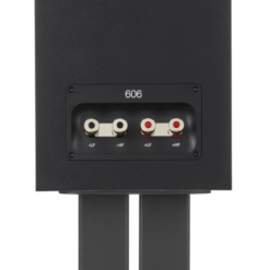 Bowers & Wilkins 606 S3 riiulikõlarid, must, tagakülg ja terminalid