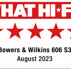 Bowers & Wilkins 606 S3 riiulikõlarid, What Hi-Fi test