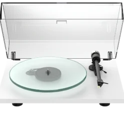 Pro-Ject T2 W vinüülplaadimängija mattvalges viimistluses
