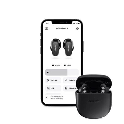 Bose QuietComfort Earbuds juhtmevabad in-ear kõrvaklapid ja juhtmiseks mõeldud äpp