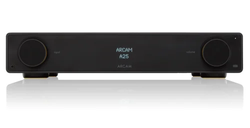 Arcam A25 G-klassi integreeritud Hi-Fi stereovõimendi, esipaneel