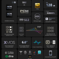 Eversolo DMP-A8 striimeri omadused