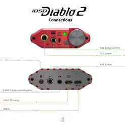 iFi Audio Diablo 2 kaasaskantav DAC/kõrvaklapivõimendi