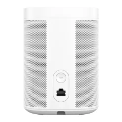 Sonos One nutikõlar, valge, tagantvaade, võrgupesa