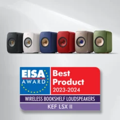 KEF LSX II EISA parim juhtmevaba aktiivkõlar