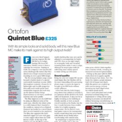 Ortofon MC Quintet Blue Hi-Fi Choice testivõitja