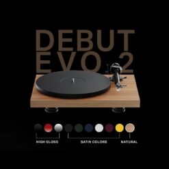 Pro-Ject Debut EVO 2 vinüülplaadimängija, eri viimistlused