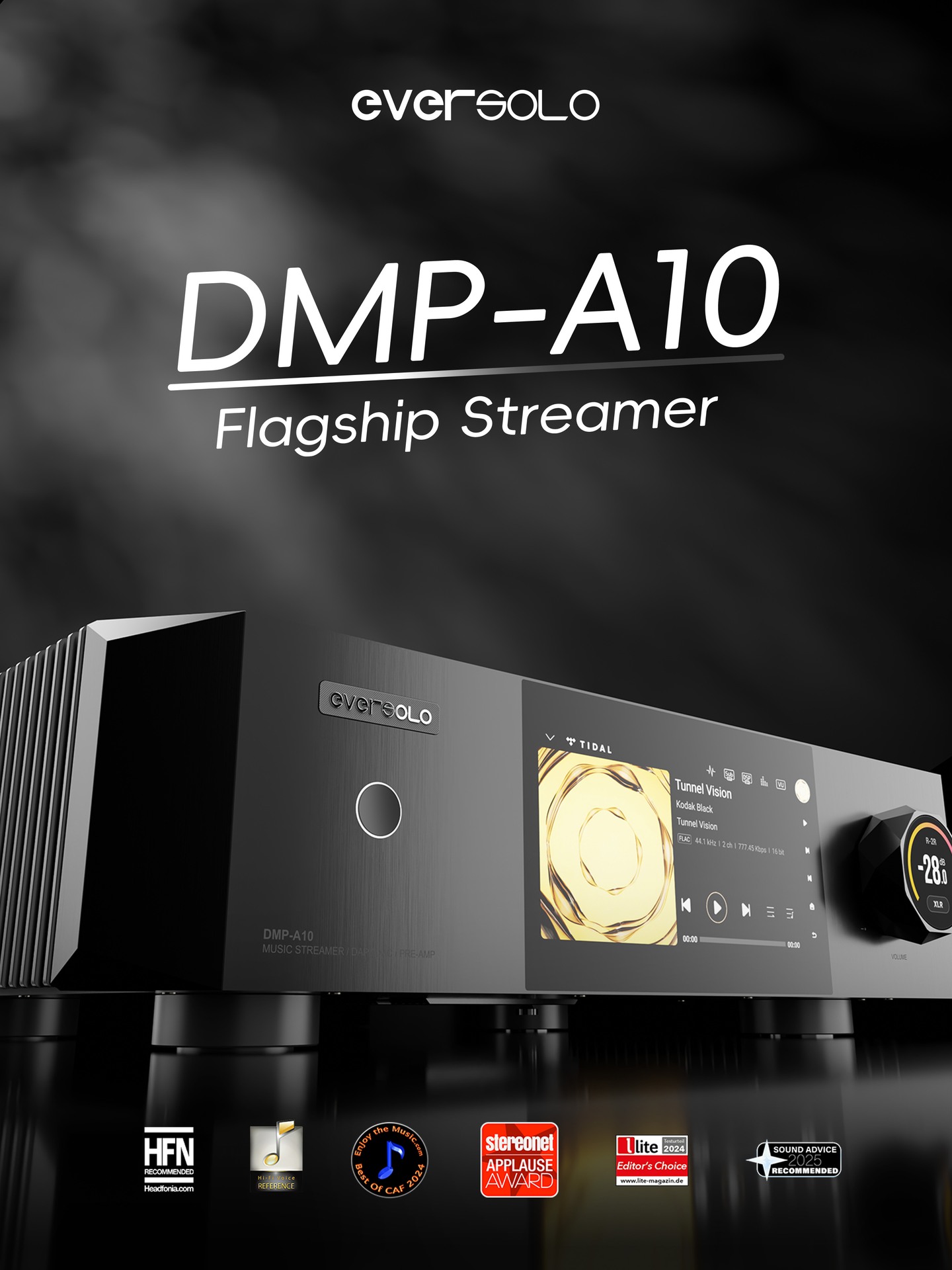 Eversolo DMP-A10 striimer, erinevad auhinnad