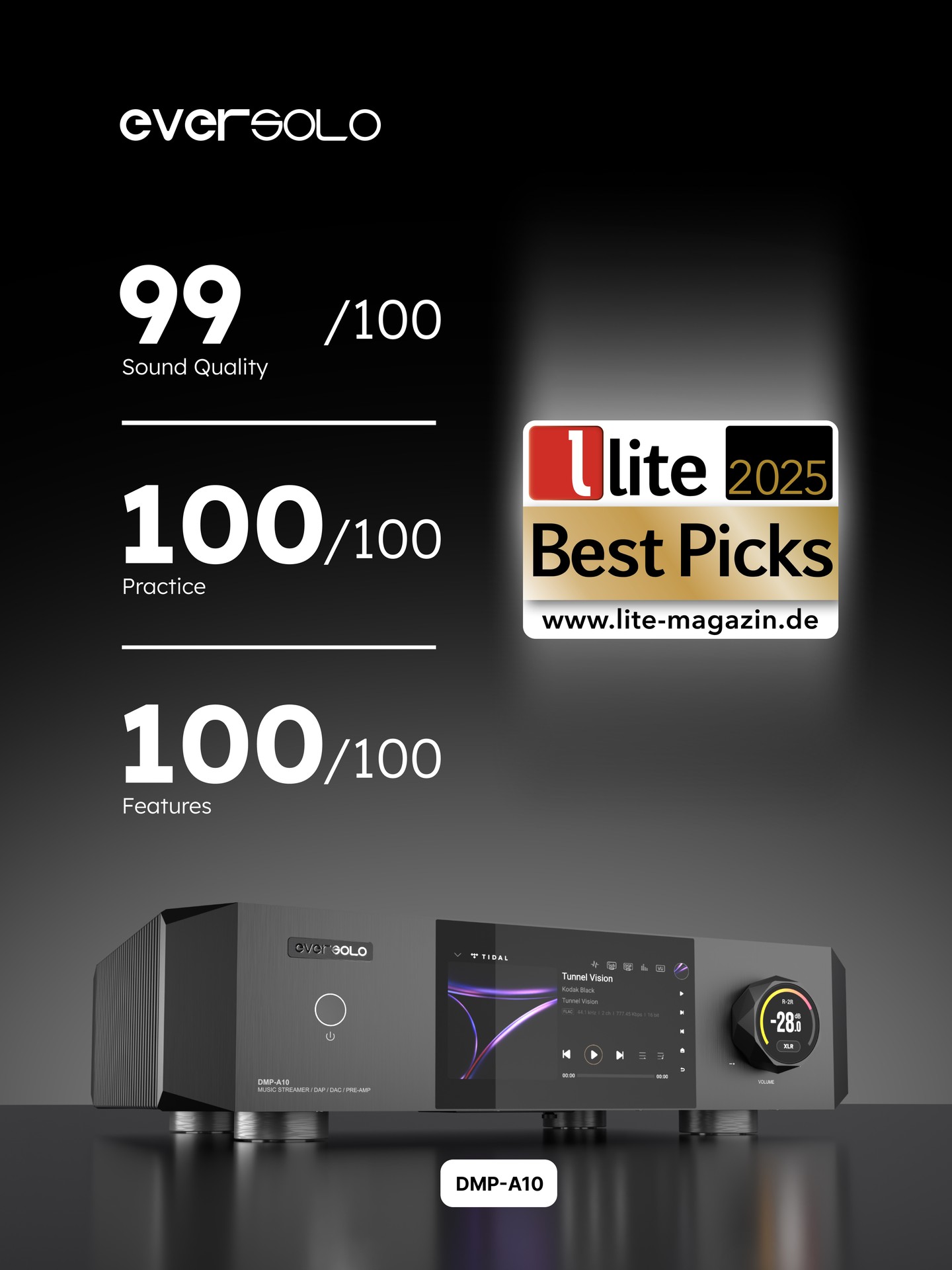 Eversolo DMP-A10, Lite Magazine test