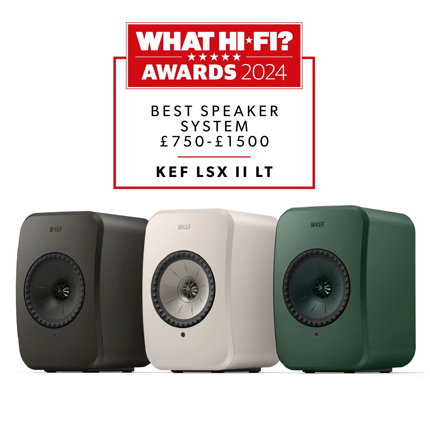 Kef LSX II LT - What Hi-FI parim kõlarikomplekt 2024