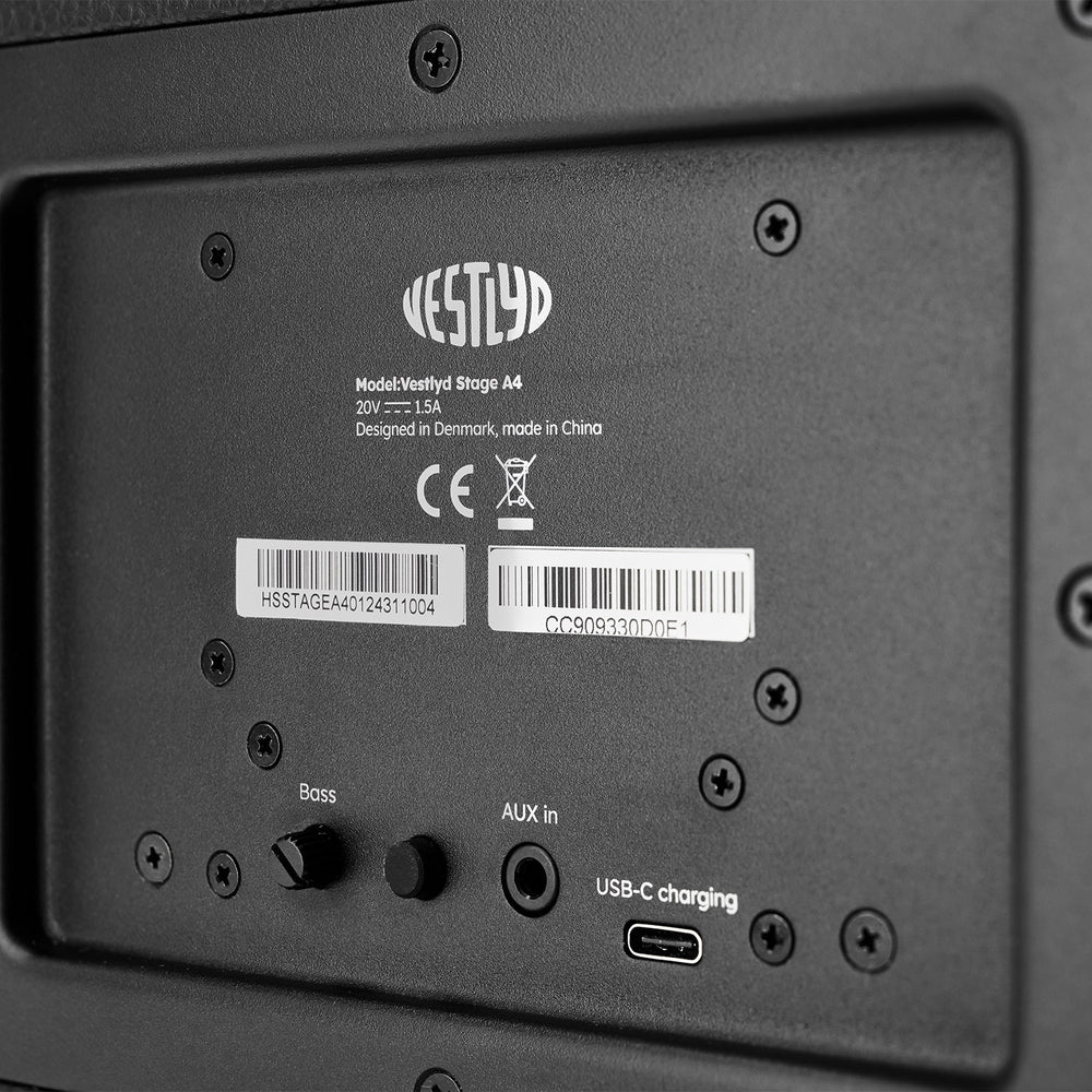 Vestlyd Stage A4 akuga kaasaskantav bluetooth kõlar