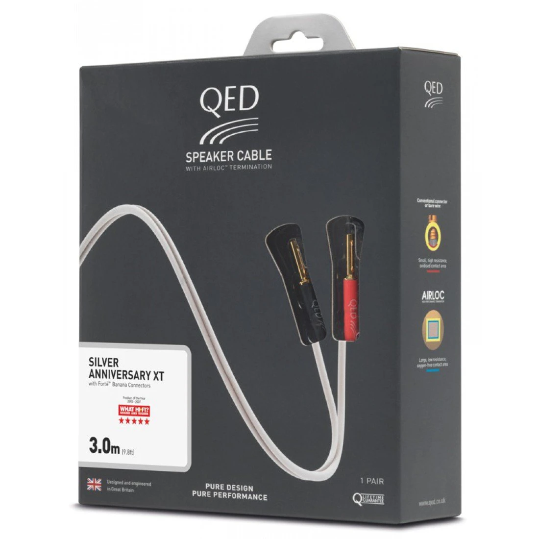 QED Silver Anniversary XT kõlarikaablid