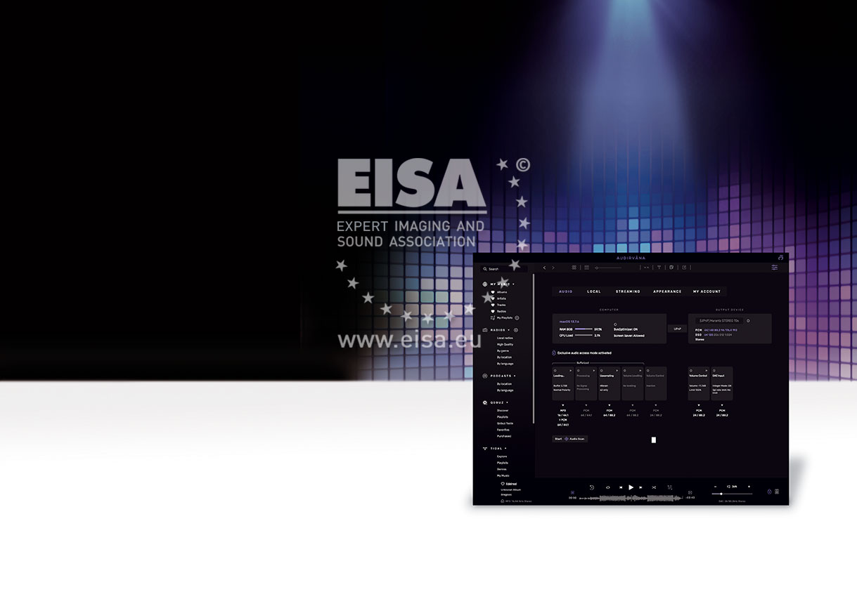 EISA auhind - Audirvāna Studio tarkvara