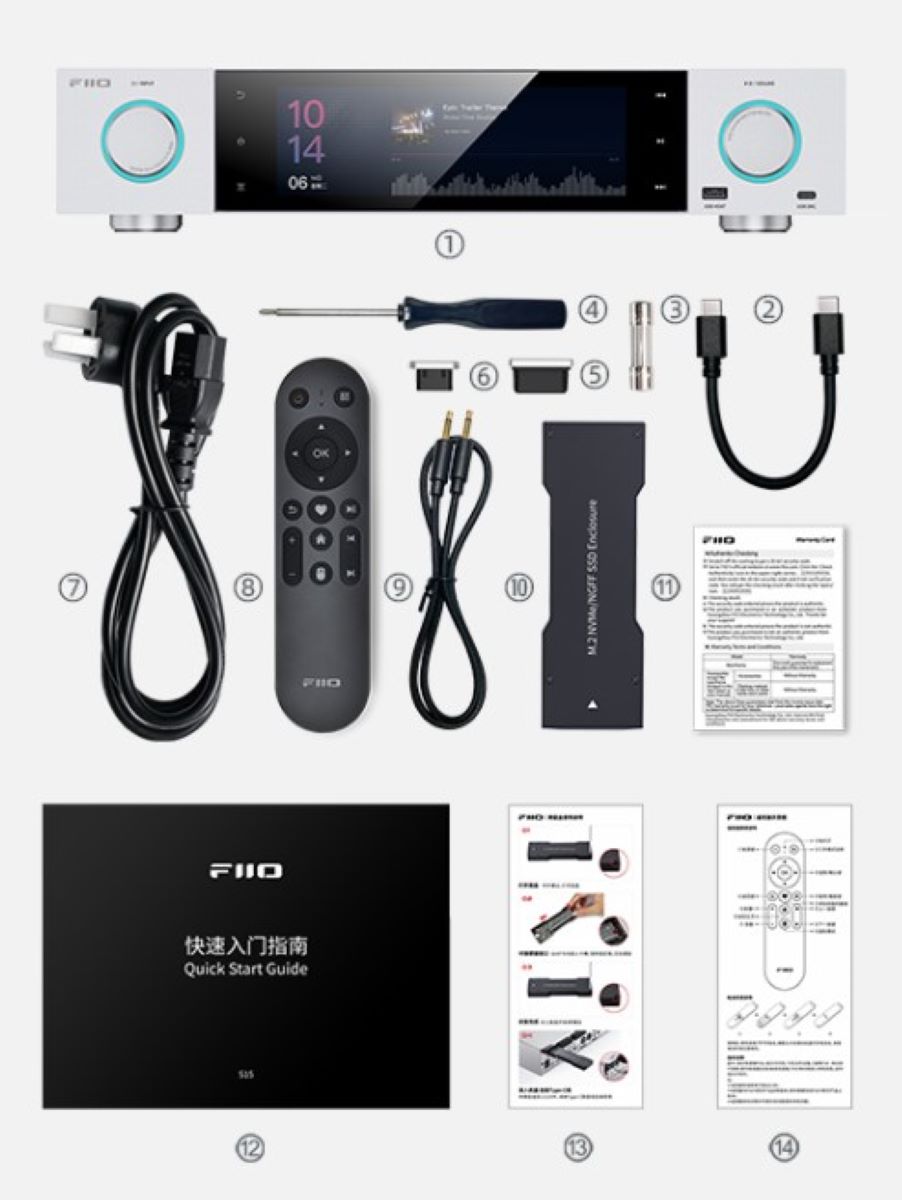 FiiO S15 komplekt