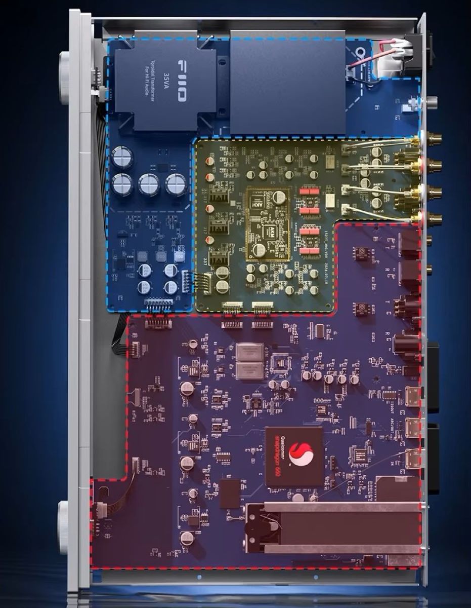 FiiO S15 striimeri tehniline sisu