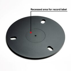 Pro-Ject E1.2 TPE vinüülplaadi märgise süvendiga plaaditaldrik