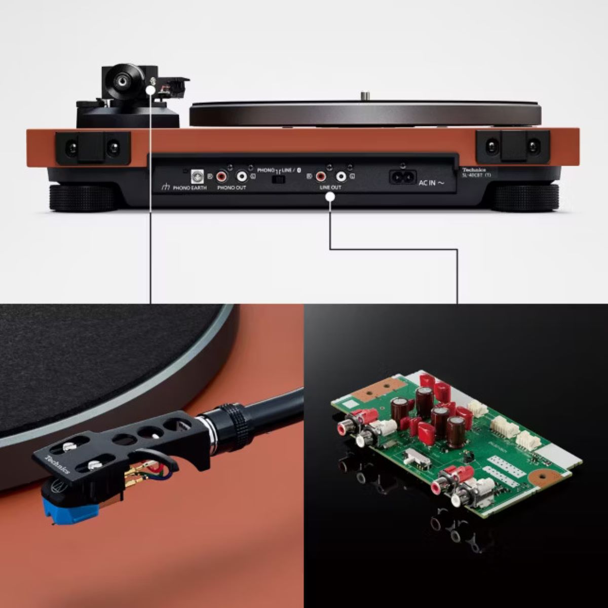 Technics SL-40CBT Bluetooth ühendusega vinüülplaadimängija