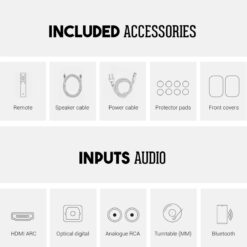 Argon Audio Fenris A4 HDMI ja Bluetooth ühendusega aktiivsed riiulikõlarid