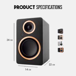 Argon Audio Fenris A4 HDMI ja Bluetooth ühendusega aktiivsed riiulikõlarid