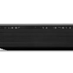 Cambridge Audio EVO300 võimendi külgvaates, metallist küljepaneeliga