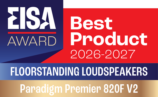 EISA Awards 2026-2027 Paradigm Premier 820F V2