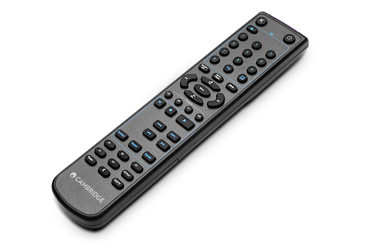 Cambridge Audio AXR100D FM/DAB+ tuuneriga stereoressiiveri kaugjuhtimispult